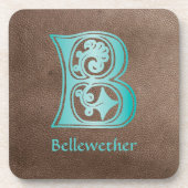 Medieval bodemkundig decoratief vermogen B Bier Onderzetter (Voorkant)