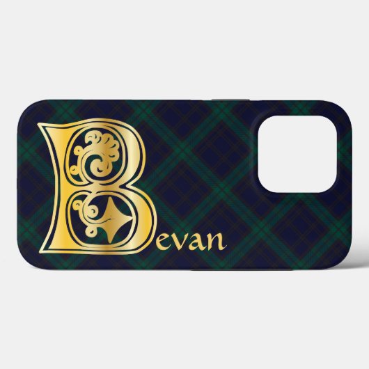 Medieval bodemkundig decoratief vermogen B Case-Mate iPhone Case (Achterkant (horizontaal))