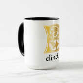 Medieval bodemkundig decoratief vermogen B Mok (Voorkant links)