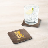 Medieval bodemkundig decoratief vermogen E Bier Onderzetter (Rechterzijde)