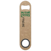 Medieval bodemkundig decoratief vermogen E Speed Flessenopener (Achterkant)