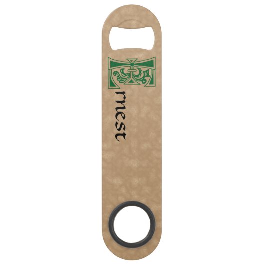 Medieval bodemkundig decoratief vermogen E Speed Flessenopener (Achterkant)