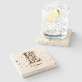 Medieval bodemkundig decoratief vermogen E Stenen Onderzetter