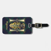 Medieval bodemkundig decoratief vermogen H Bagagelabel (Voorkant horizontaal)