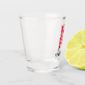 Medieval bodemkundig decoratief vermogen P Shot Glas (Links)