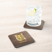 Medieval bodemkundig decoratief vermogen U Bier Onderzetter (Rechterzijde)