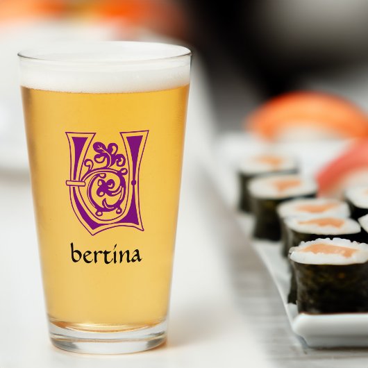 Medieval bodemkundig decoratief vermogen U Glas