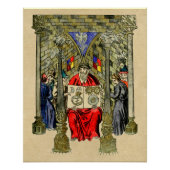 Medieval Boek Alchemy Perfect Poster (Voorkant)