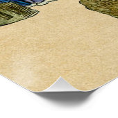 Medieval Boek Alchemy Perfect Poster (Hoek)