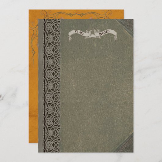 Medieval Book Hoesje Kaart (Voorkant / Achterkant)