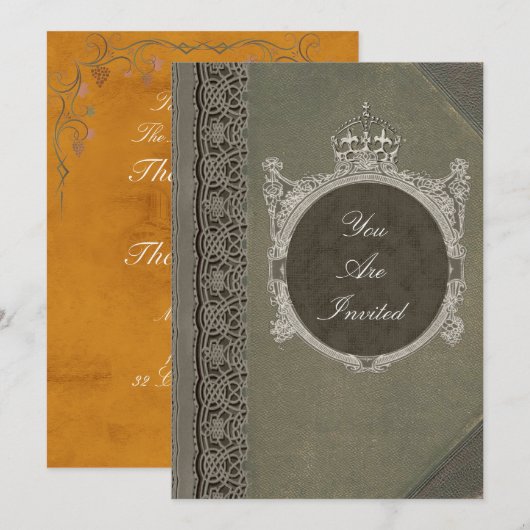 Medieval Book Hoesje Kaart (Voorkant / Achterkant)