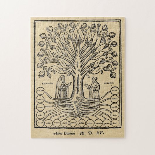 Medieval Boom van de Wetenschappen Legpuzzel (Verticaal)