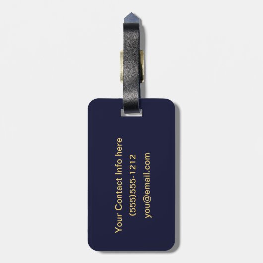 Medieval Botanisch Decoratief Kapitaal V Bagagelabel (Achterkant verticaal)