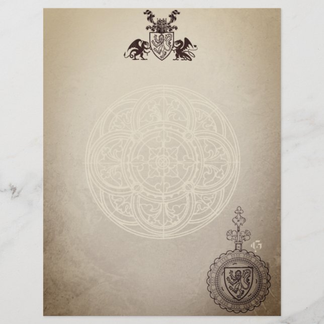 Medieval Briefhoofd (Voorkant)