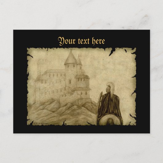 Medieval Briefkaart (Voorkant)