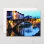 Medieval brug in Saint-Jean-Pied-de-Port Briefkaart (Voorkant / Achterkant)