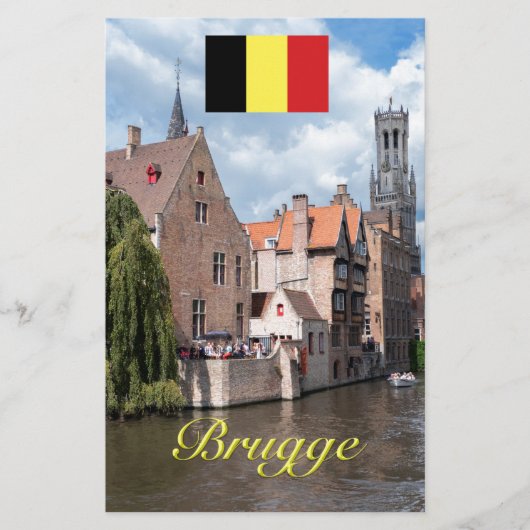 Medieval Brugge - Pro Foto Briefpapier (Voorkant)