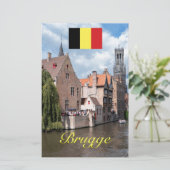 Medieval Brugge - Pro Foto Briefpapier (Staand voorkant)