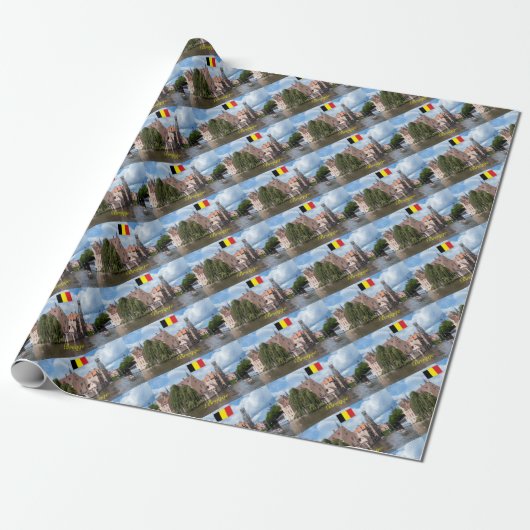 Medieval Brugge - Pro Foto Cadeaupapier (Uitgerold)