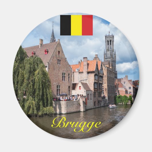 Medieval Brugge - Pro Foto Magneet (Voorkant)