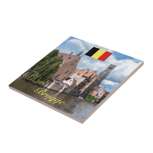 Medieval Brugge - Pro Foto Tegeltje (Zijkant)