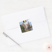 Medieval Brugge - Pro Foto Vierkante Sticker (Envelop)