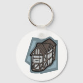 Medieval Building Architecture Sleutelhanger (Voorkant)