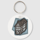 Medieval Building Architecture Sleutelhanger (Achterkant)