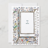 Medieval ca. 1415 Illuminated Wedding Kaart (Achterkant)