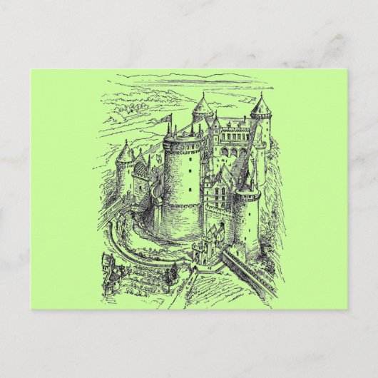 Medieval Castle Briefkaart (Voorkant)