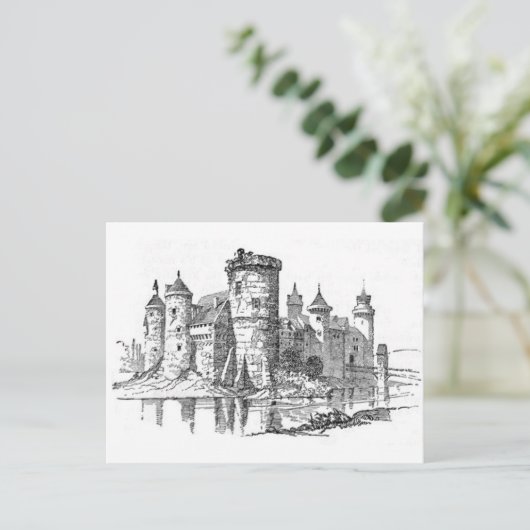 Medieval Castle Briefkaart (Staand voorkant)