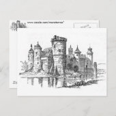 Medieval Castle Briefkaart (Voorkant / Achterkant)
