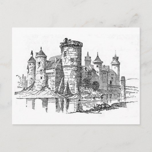 Medieval Castle Briefkaart (Voorkant)