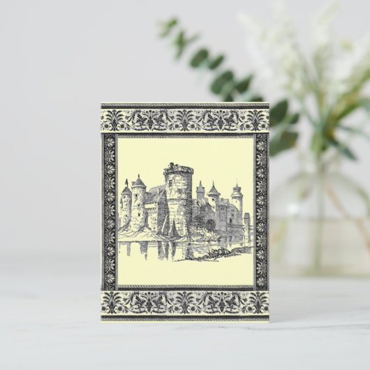 Medieval Castle Briefkaart (Staand voorkant)
