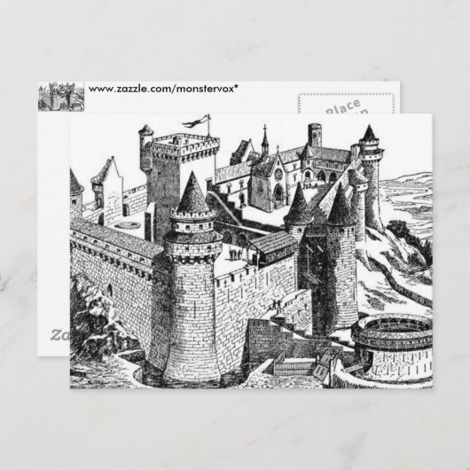 Medieval Castle Briefkaart (Voorkant / Achterkant)