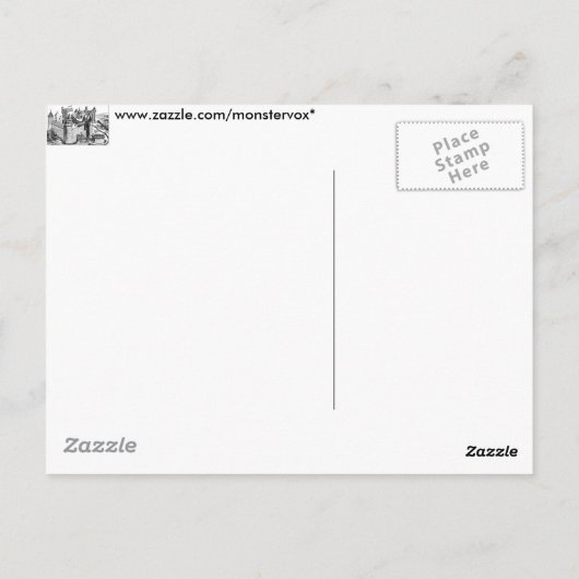 Medieval Castle Briefkaart (Achterkant)