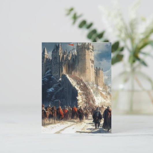 Medieval Castle Briefkaart (Staand voorkant)