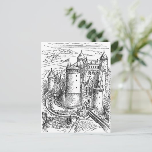 Medieval Castle Briefkaart (Staand voorkant)