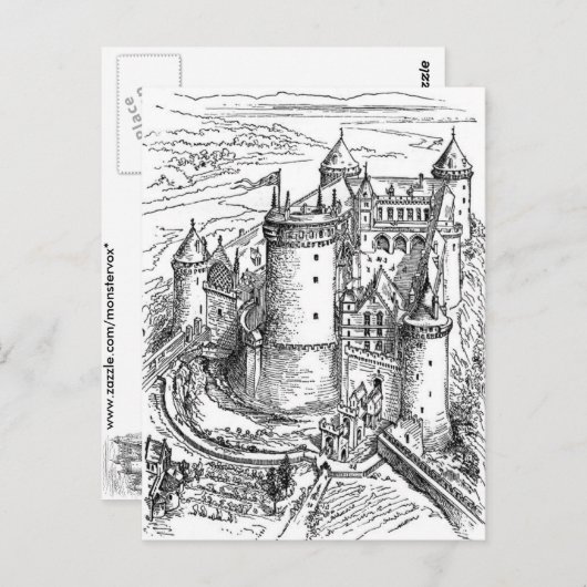 Medieval Castle Briefkaart (Voorkant / Achterkant)