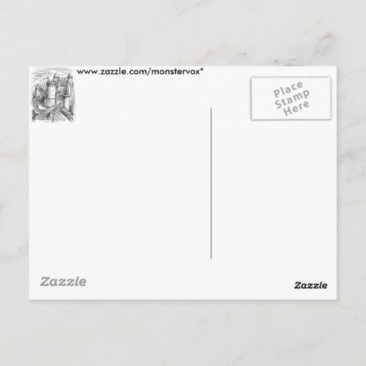 Medieval Castle Briefkaart (Achterkant)