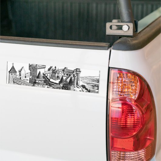 Medieval Castle Bumpersticker (Op Truck)