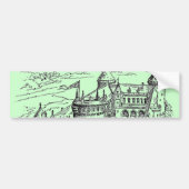 Medieval Castle Bumpersticker (Voorkant)