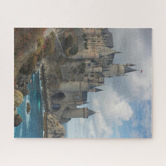 Medieval Castle by the Sea Legpuzzel (Horizontaal)