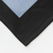 "Medieval Castle in Blue" Fleece Deken (Hoek)