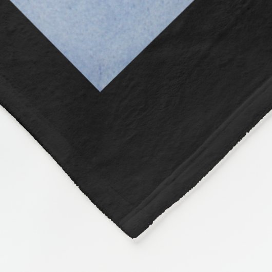 "Medieval Castle in Blue" Fleece Deken (Hoek)