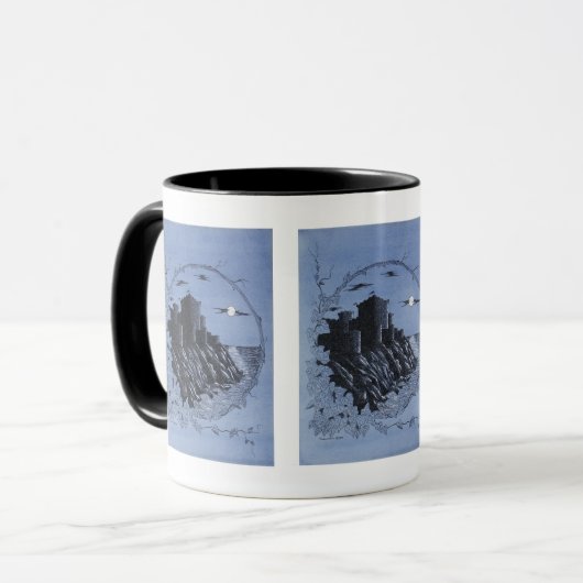 Medieval Castle in Blue Mok (Voorkant links)