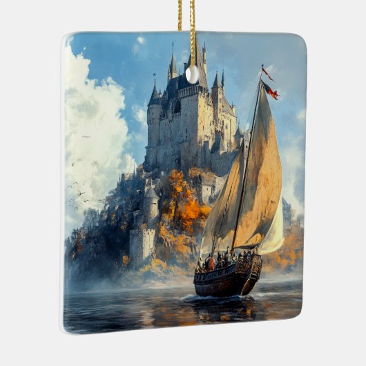 Medieval Castle Keramisch Ornament (Rechts)