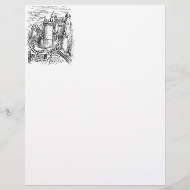 Medieval Castle Letterhead (Voorkant)