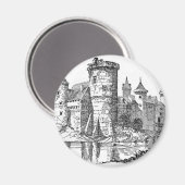 Medieval Castle Magneet (Voorkant / Achterkant)