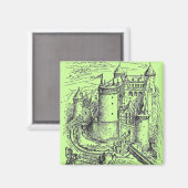 Medieval Castle Magneet (Voorkant / Achterkant)